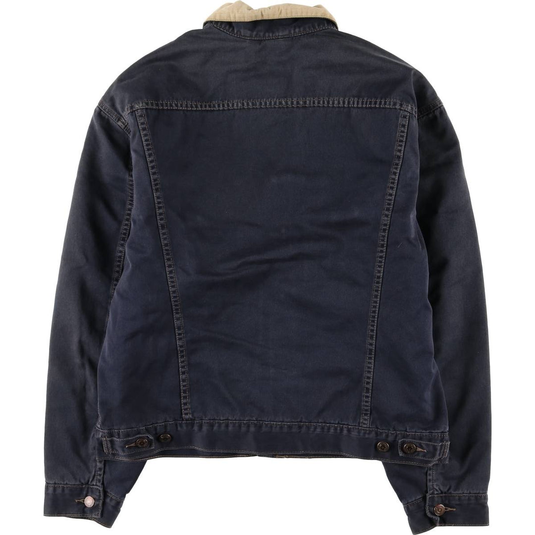 Levi's Trucker Jacket, Cotton, Men's Size L cotton navy blue type Vintage Second Hand