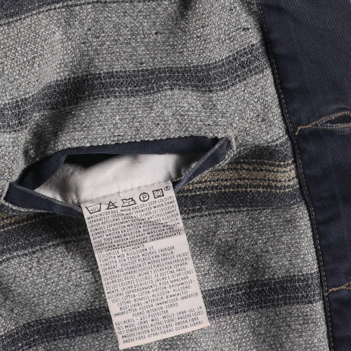 Levi's Trucker Jacket, Cotton, Men's Size L cotton navy blue type Vintage Second Hand