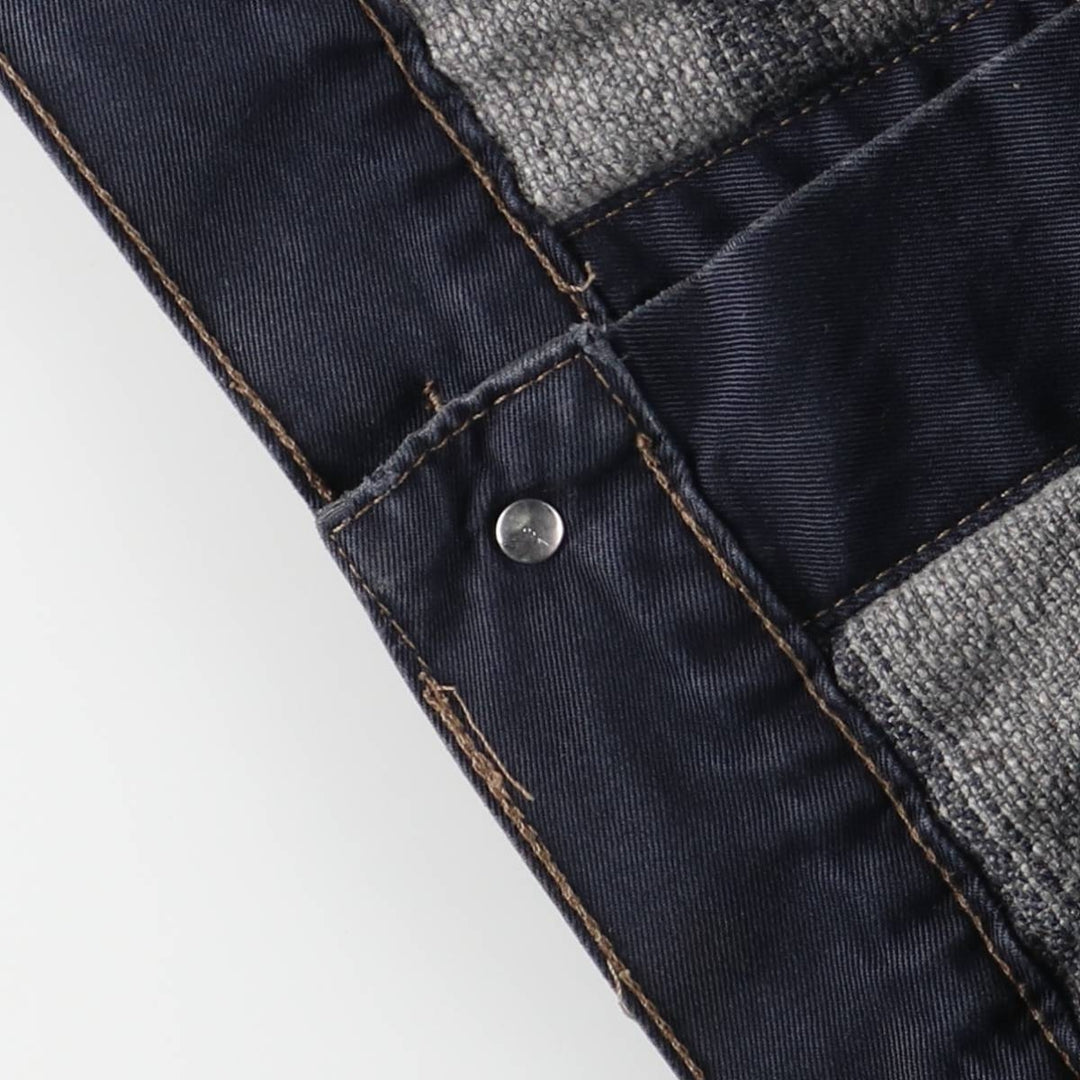 Levi's Trucker Jacket, Cotton, Men's Size L cotton navy blue type Vintage Second Hand