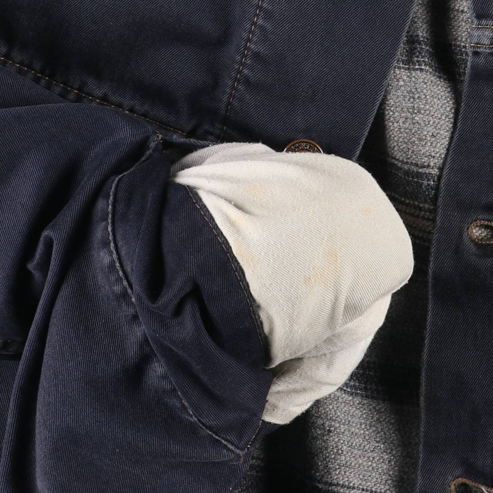 Levi's Trucker Jacket, Cotton, Men's Size L cotton navy blue type Vintage Second Hand