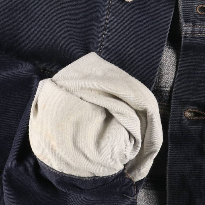 Levi's Trucker Jacket, Cotton, Men's Size L cotton navy blue type Vintage Second Hand