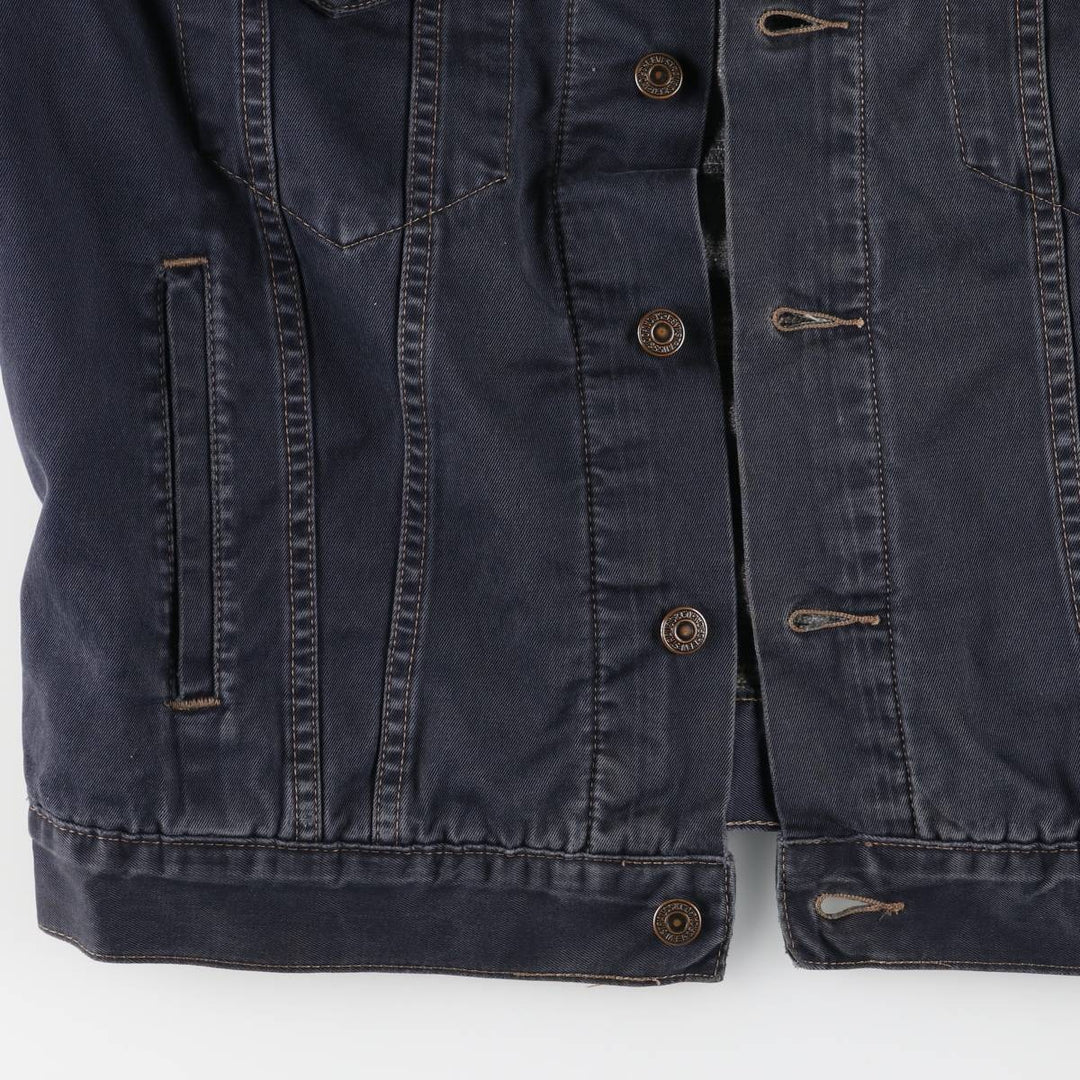 Levi's Trucker Jacket, Cotton, Men's Size L cotton navy blue type Vintage Second Hand