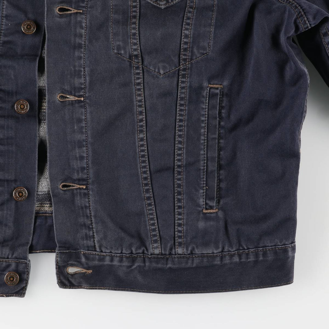 Levi's Trucker Jacket, Cotton, Men's Size L cotton navy blue type Vintage Second Hand