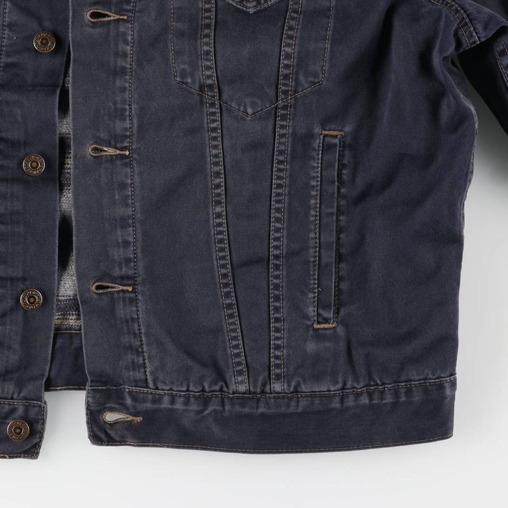 Levi's Trucker Jacket, Cotton, Men's Size L cotton navy blue type Vintage Second Hand