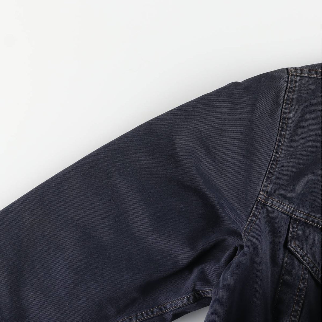 Levi's Trucker Jacket, Cotton, Men's Size L cotton navy blue type Vintage Second Hand