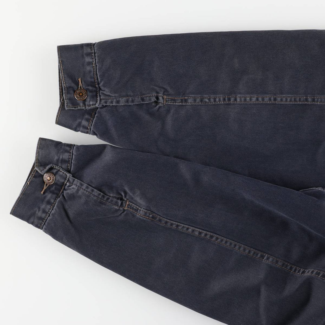 Levi's Trucker Jacket, Cotton, Men's Size L cotton navy blue type Vintage Second Hand