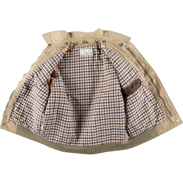 Aquascutum padded puffer jacket, men's size M unclear Beige type Vintage Second Hand