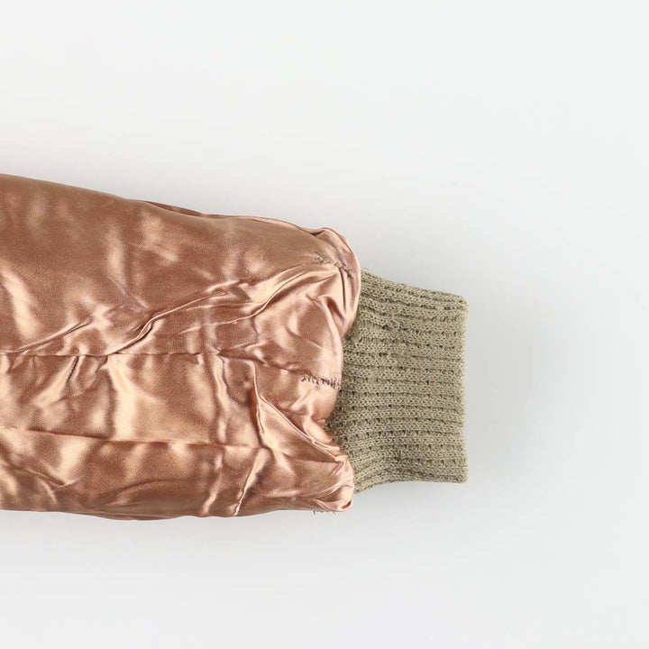 Aquascutum padded puffer jacket, men's size M unclear Beige type Vintage Second Hand