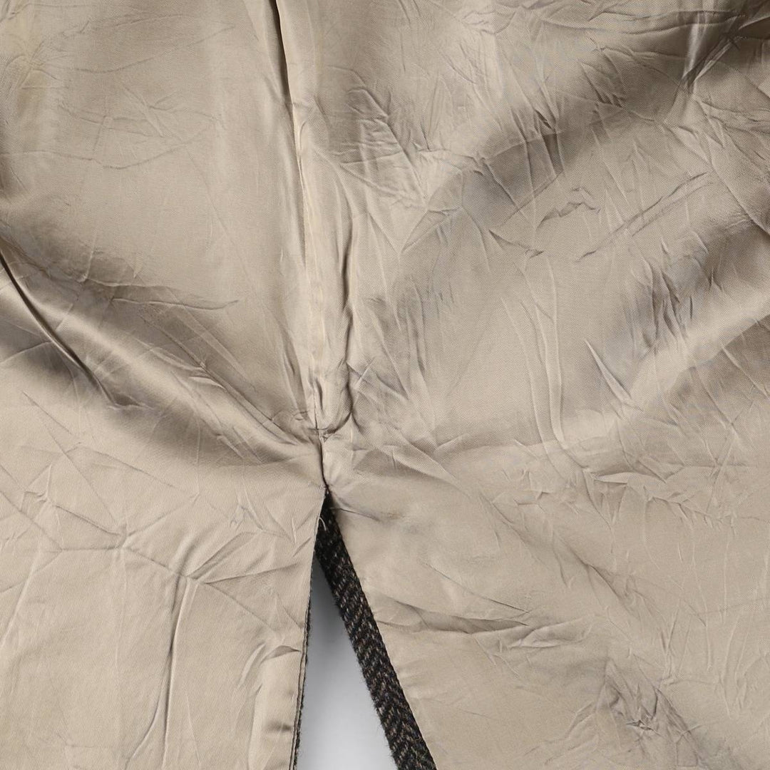 Corbin Herringbone Tailored Jacket, Made in USA, Men's Size Medium unclear brown type Vintage Second Hand