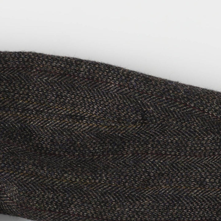 Corbin Herringbone Tailored Jacket, Made in USA, Men's Size Medium unclear brown type Vintage Second Hand