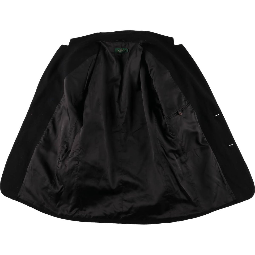 90'S J.Crew wool tailored jacket, men's size XL, vintage wool black type Vintage Second Hand