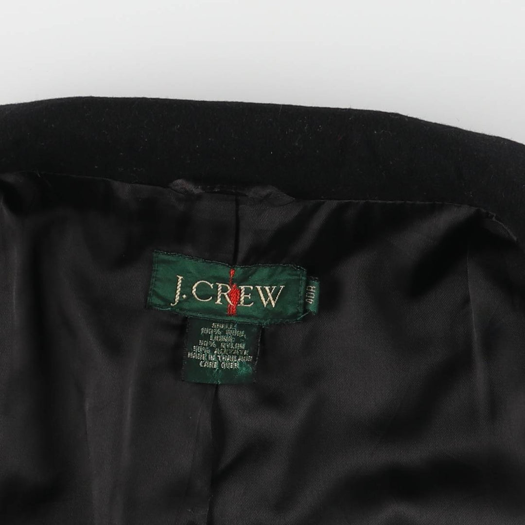 90'S J.Crew wool tailored jacket, men's size XL, vintage wool black type Vintage Second Hand