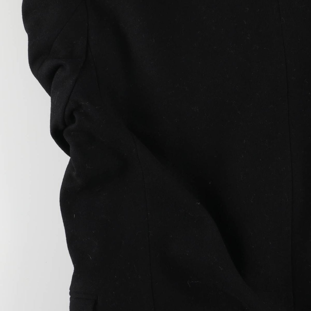 90'S J.Crew wool tailored jacket, men's size XL, vintage wool black type Vintage Second Hand