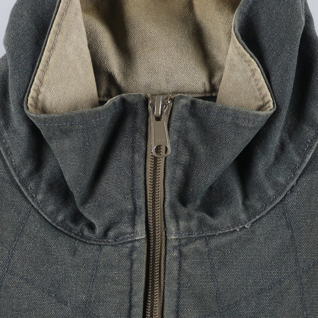 90s-00'S Vintage Columbia Duck Hunting Jacket, Men's Size L cotton Khaki type sage green Vintage Second Hand