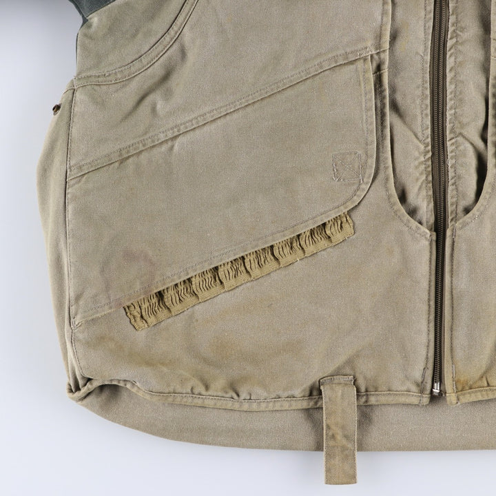 90s-00'S Vintage Columbia Duck Hunting Jacket, Men's Size L cotton Khaki type sage green Vintage Second Hand