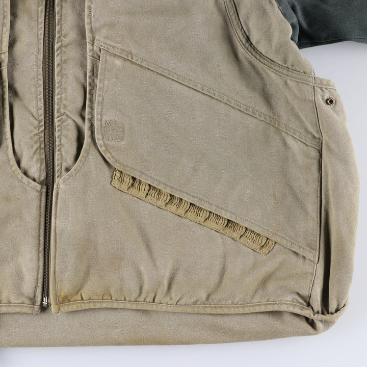 90s-00'S Vintage Columbia Duck Hunting Jacket, Men's Size L cotton Khaki type sage green Vintage Second Hand