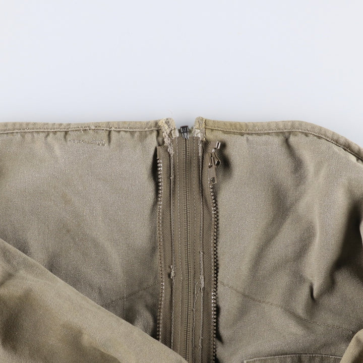 90s-00'S Vintage Columbia Duck Hunting Jacket, Men's Size L cotton Khaki type sage green Vintage Second Hand