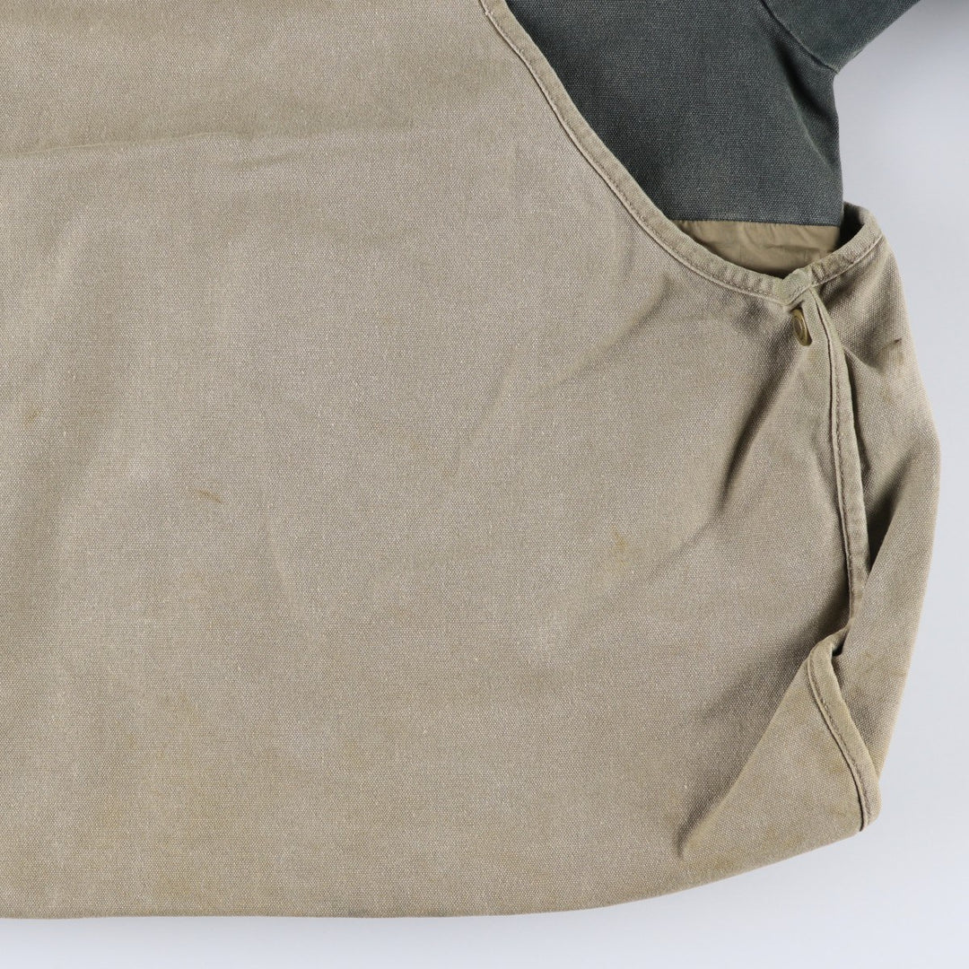 90s-00'S Vintage Columbia Duck Hunting Jacket, Men's Size L cotton Khaki type sage green Vintage Second Hand