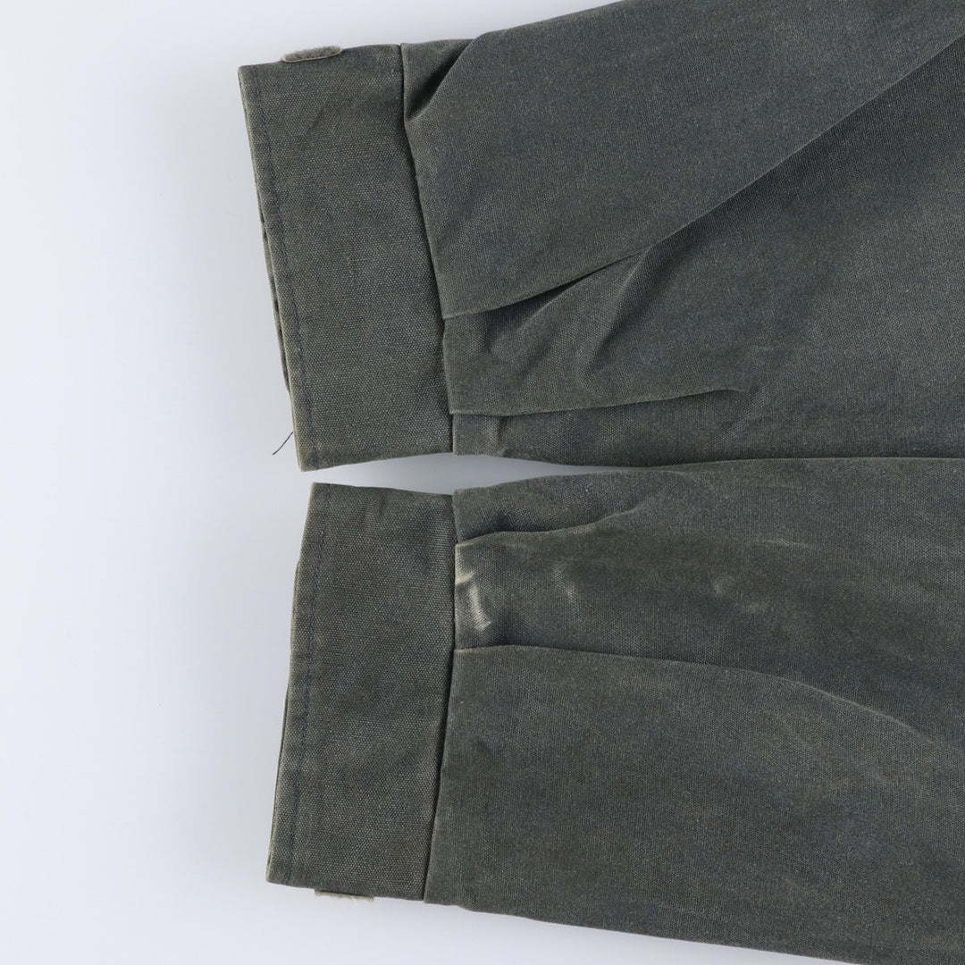 90s-00'S Vintage Columbia Duck Hunting Jacket, Men's Size L cotton Khaki type sage green Vintage Second Hand