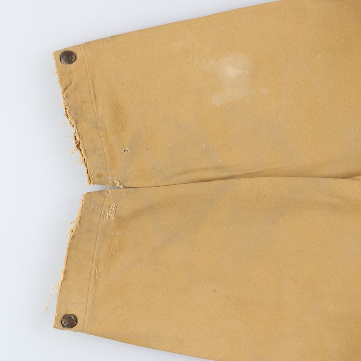 2000'S WOOLRICH Duck Hunting Jacket, Men's Size L cotton Beige type Vintage Second Hand