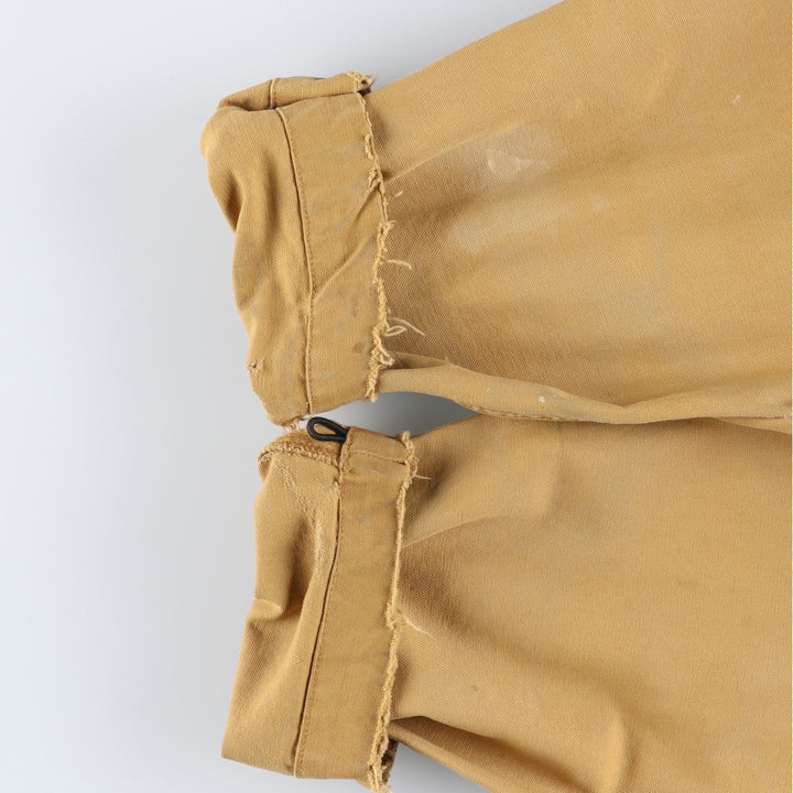 2000'S WOOLRICH Duck Hunting Jacket, Men's Size L cotton Beige type Vintage Second Hand