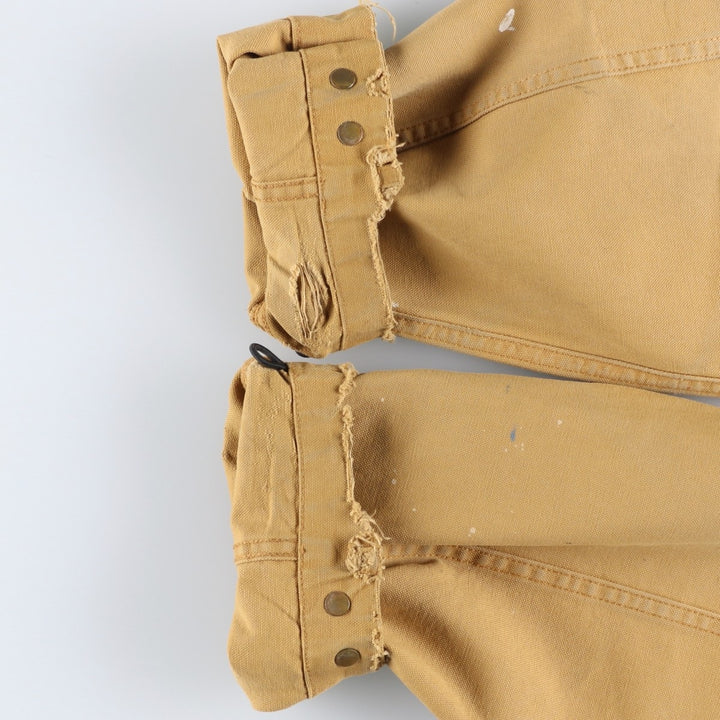 2000'S WOOLRICH Duck Hunting Jacket, Men's Size L cotton Beige type Vintage Second Hand