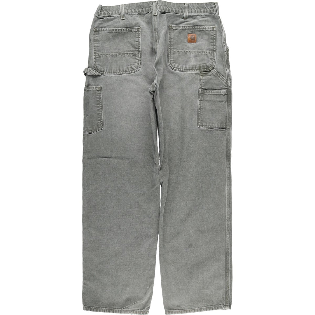 00'S Carhartt Duck Painter Pants Men's W34 equivalent cotton Charcoal Vintage Second Hand