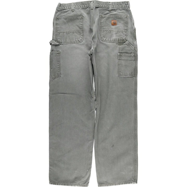00'S Carhartt Duck Painter Pants Men's W34 equivalent cotton Charcoal Vintage Second Hand