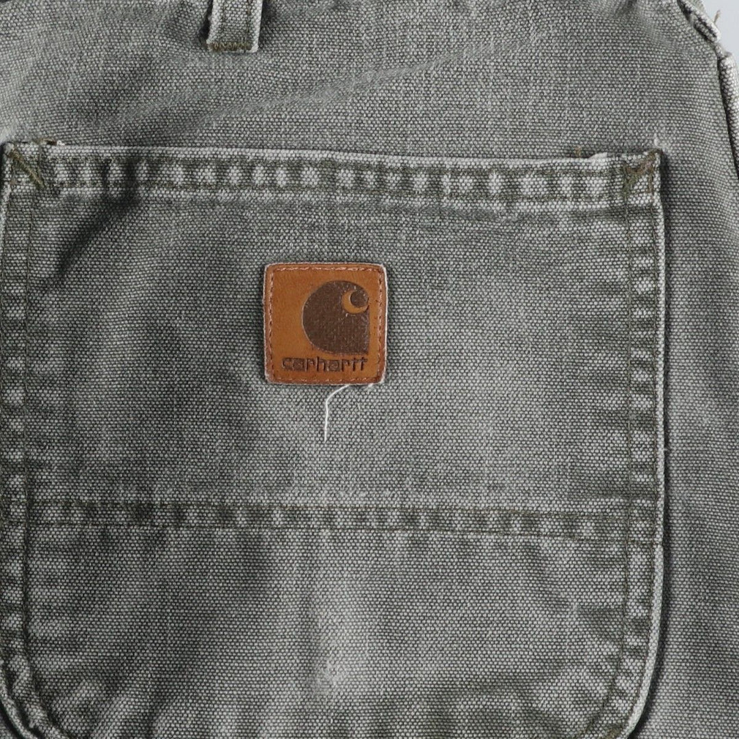 00'S Carhartt Duck Painter Pants Men's W34 equivalent cotton Charcoal Vintage Second Hand