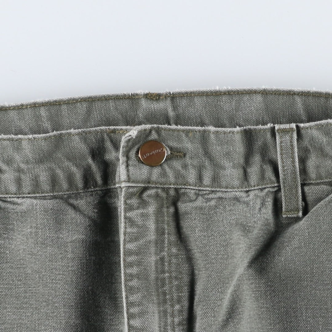 00'S Carhartt Duck Painter Pants Men's W34 equivalent cotton Charcoal Vintage Second Hand