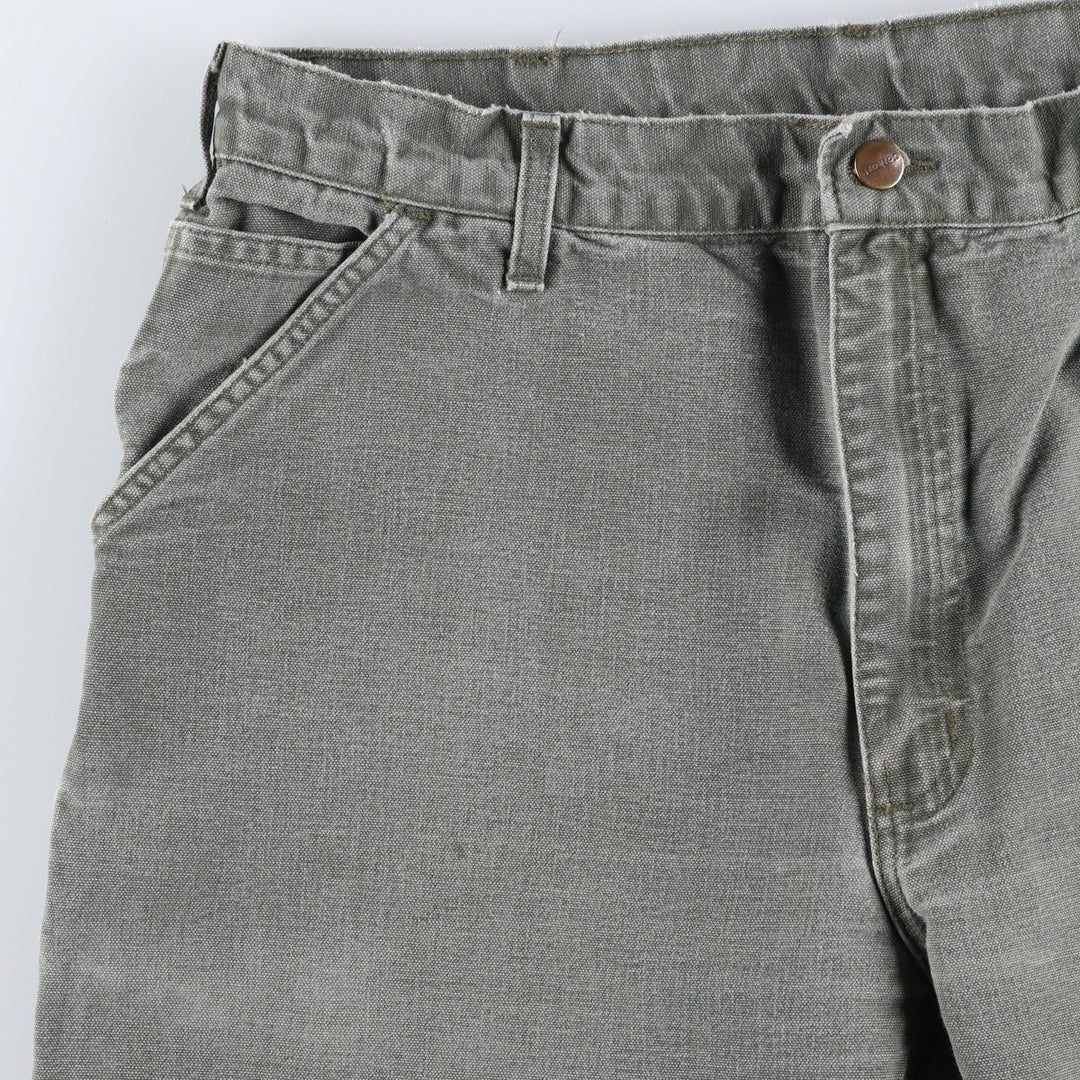 00'S Carhartt Duck Painter Pants Men's W34 equivalent cotton Charcoal Vintage Second Hand