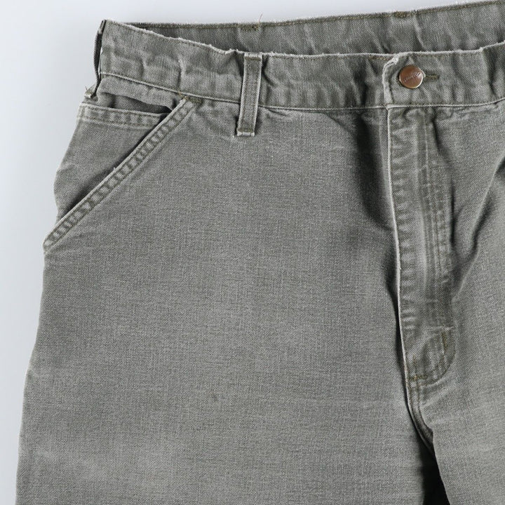 00'S Carhartt Duck Painter Pants Men's W34 equivalent cotton Charcoal Vintage Second Hand