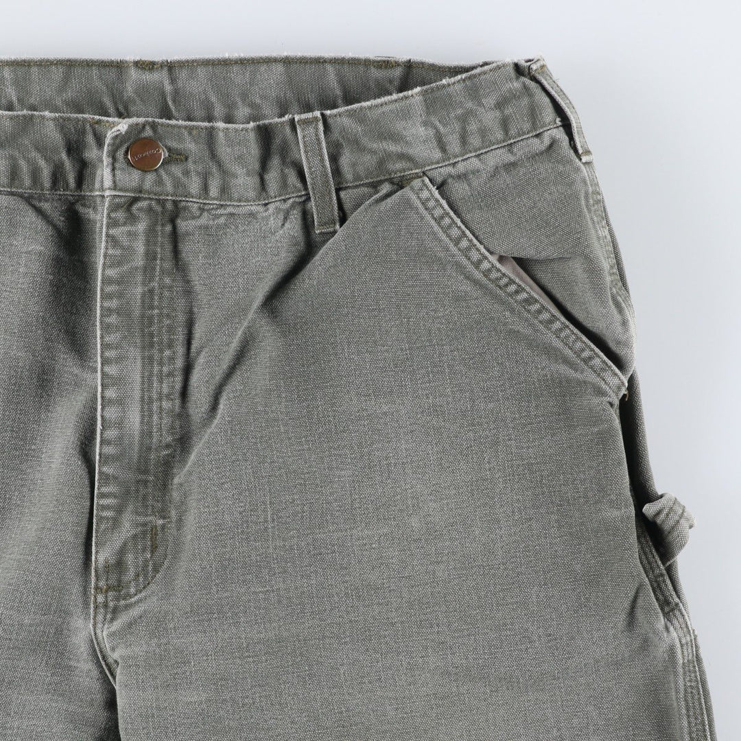 00'S Carhartt Duck Painter Pants Men's W34 equivalent cotton Charcoal Vintage Second Hand
