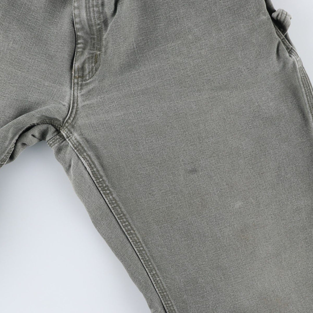 00'S Carhartt Duck Painter Pants Men's W34 equivalent cotton Charcoal Vintage Second Hand