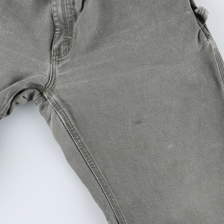 00'S Carhartt Duck Painter Pants Men's W34 equivalent cotton Charcoal Vintage Second Hand