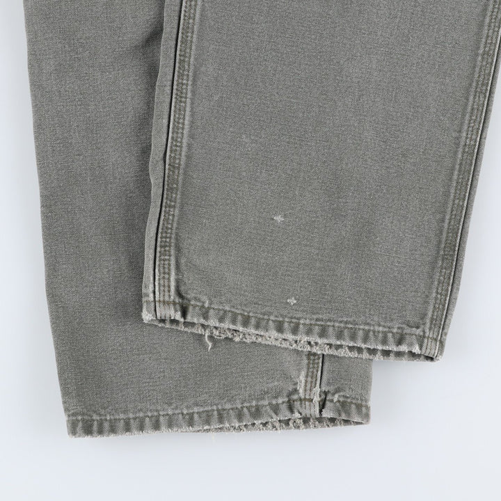 00'S Carhartt Duck Painter Pants Men's W34 equivalent cotton Charcoal Vintage Second Hand