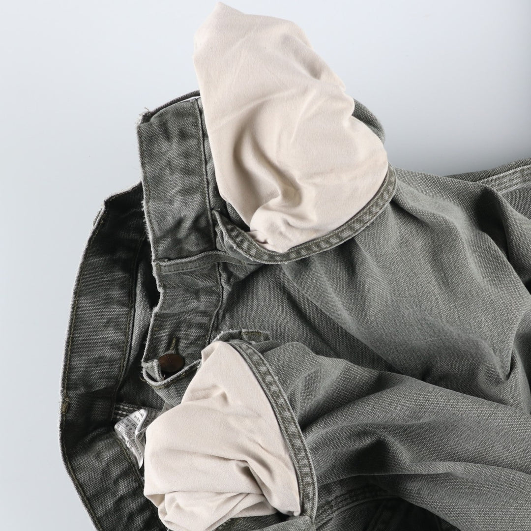 00'S Carhartt Duck Painter Pants Men's W34 equivalent cotton Charcoal Vintage Second Hand