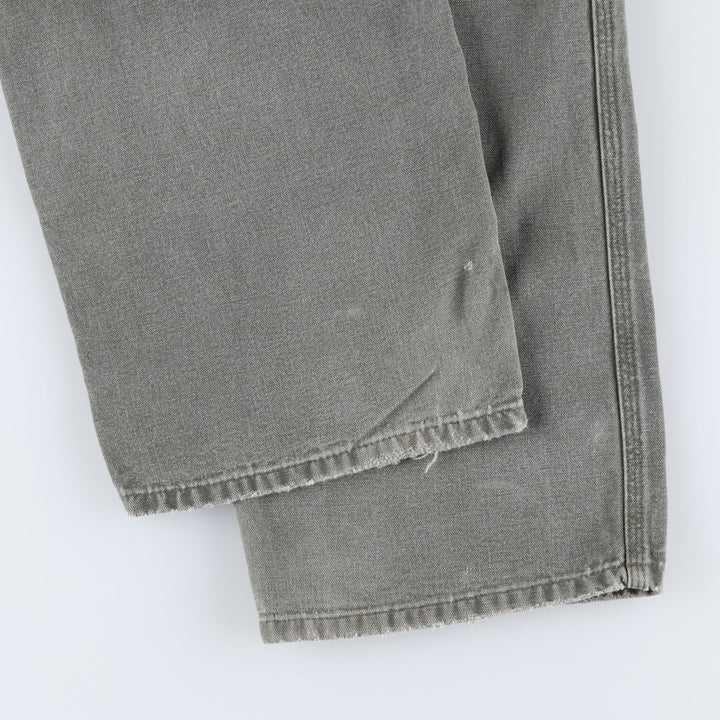 00'S Carhartt Duck Painter Pants Men's W34 equivalent cotton Charcoal Vintage Second Hand