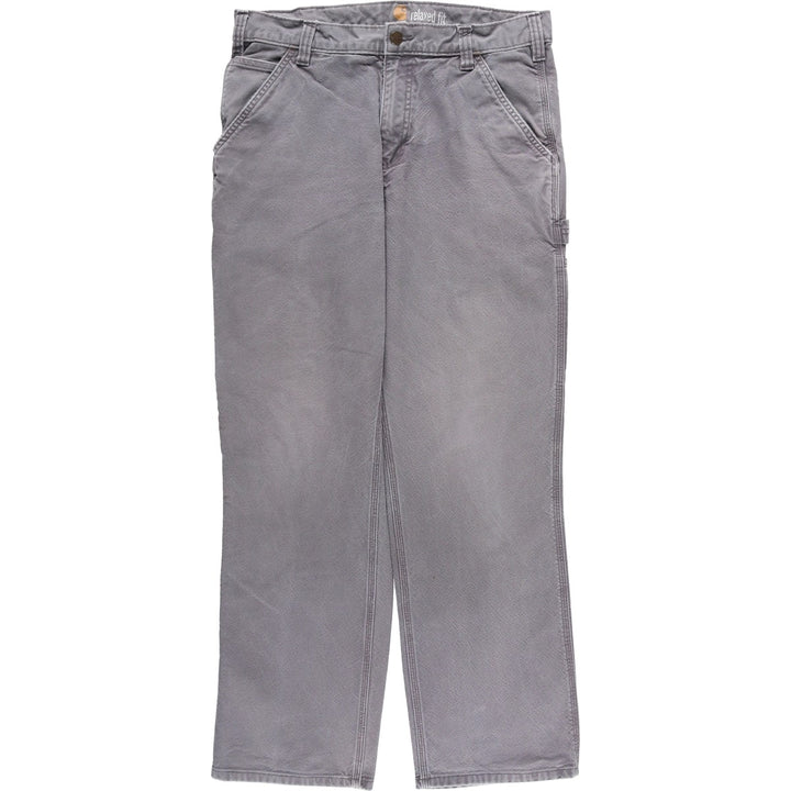 Carhartt Relaxed Fit Duck Painter Pants, Men's, Size 34 cotton gray type Vintage Second Hand