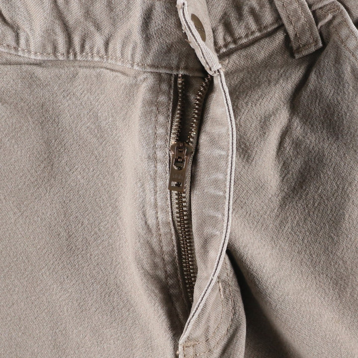 Carhartt Relaxed Fit Duck Painter Pants, Men's, W35 equivalent cotton Khaki type beige Vintage Second Hand