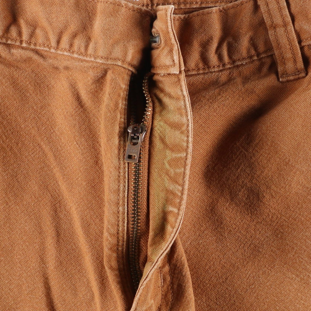 Carhartt Relaxed Fit Double Knee Duck Painter Pants, Men's Size 35 cotton beige type brown Vintage Second Hand