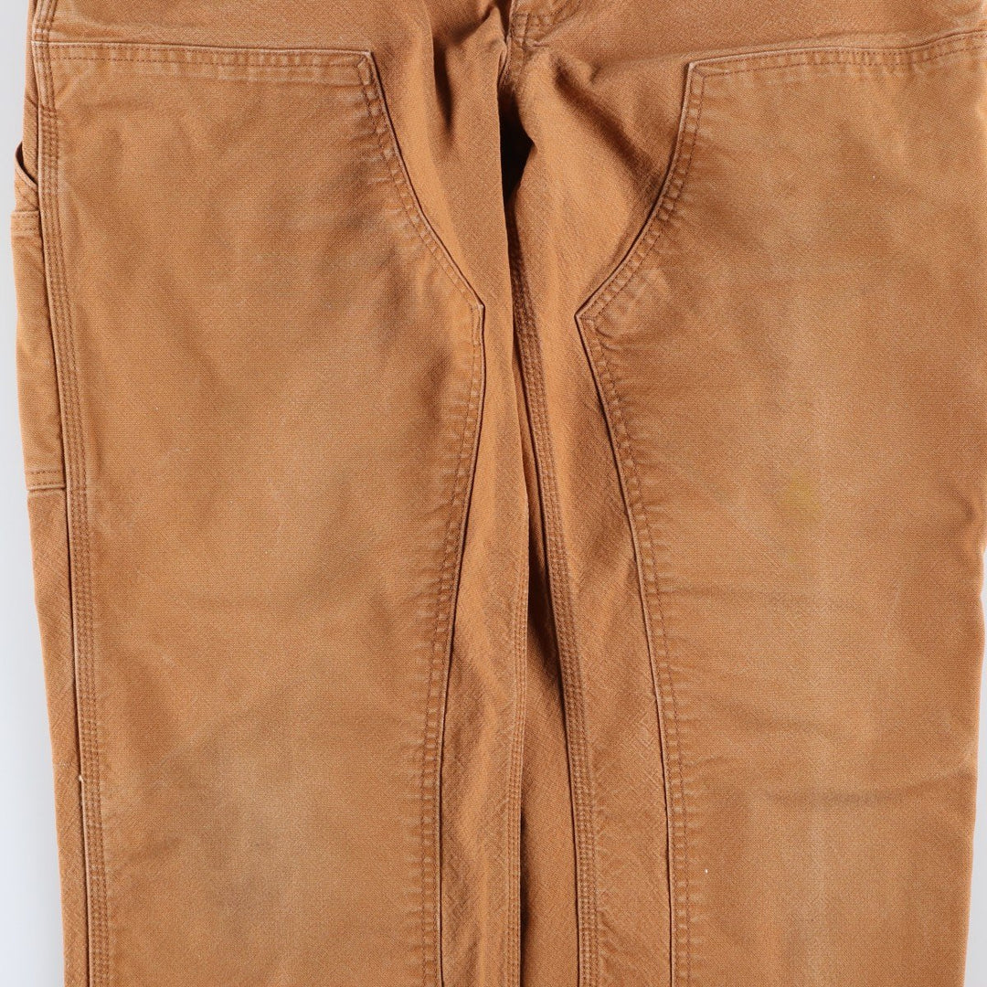 Carhartt Relaxed Fit Double Knee Duck Painter Pants, Men's Size 35 cotton beige type brown Vintage Second Hand