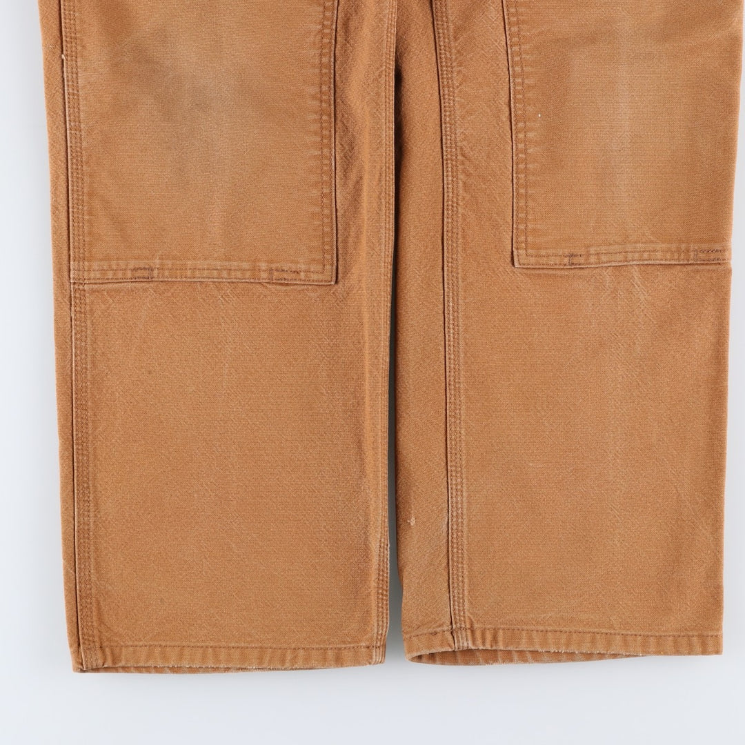 Carhartt Relaxed Fit Double Knee Duck Painter Pants, Men's Size 35 cotton beige type brown Vintage Second Hand