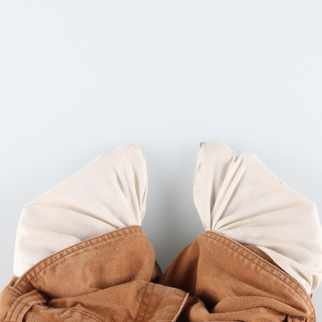 Carhartt Relaxed Fit Double Knee Duck Painter Pants, Men's Size 35 cotton beige type brown Vintage Second Hand