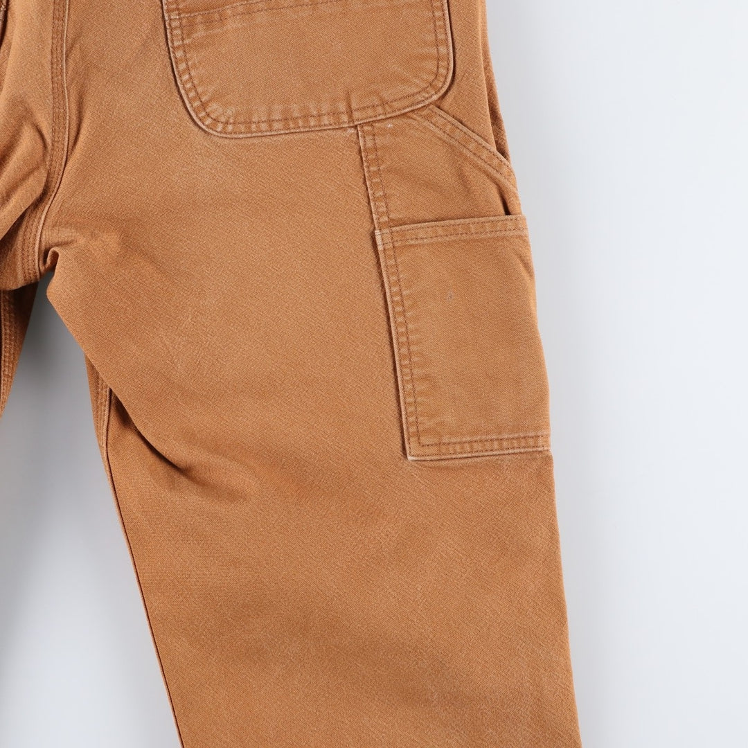 Carhartt Relaxed Fit Double Knee Duck Painter Pants, Men's Size 35 cotton beige type brown Vintage Second Hand