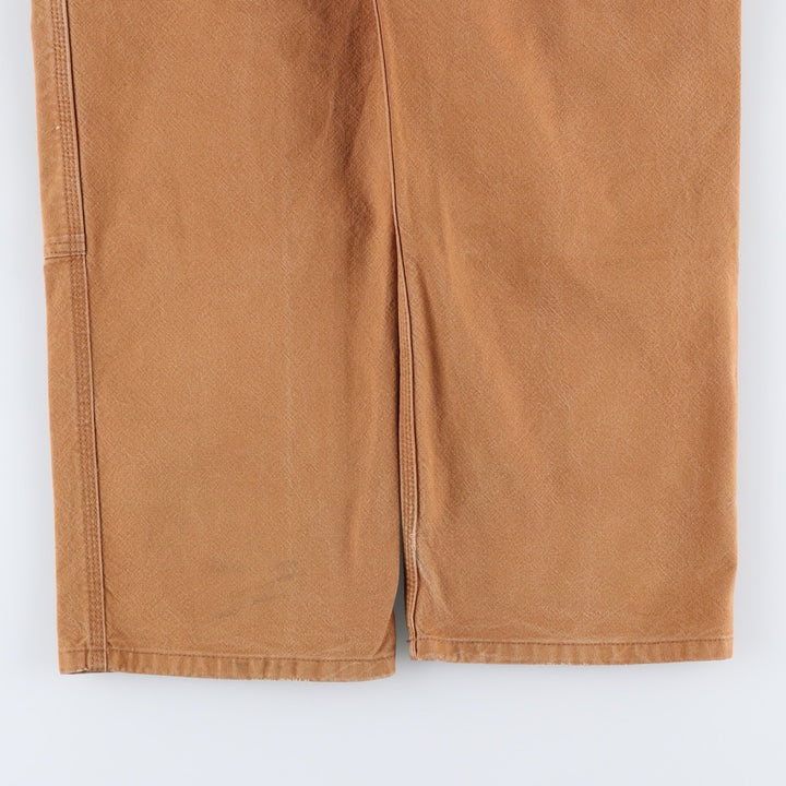 Carhartt Relaxed Fit Double Knee Duck Painter Pants, Men's Size 35 cotton beige type brown Vintage Second Hand