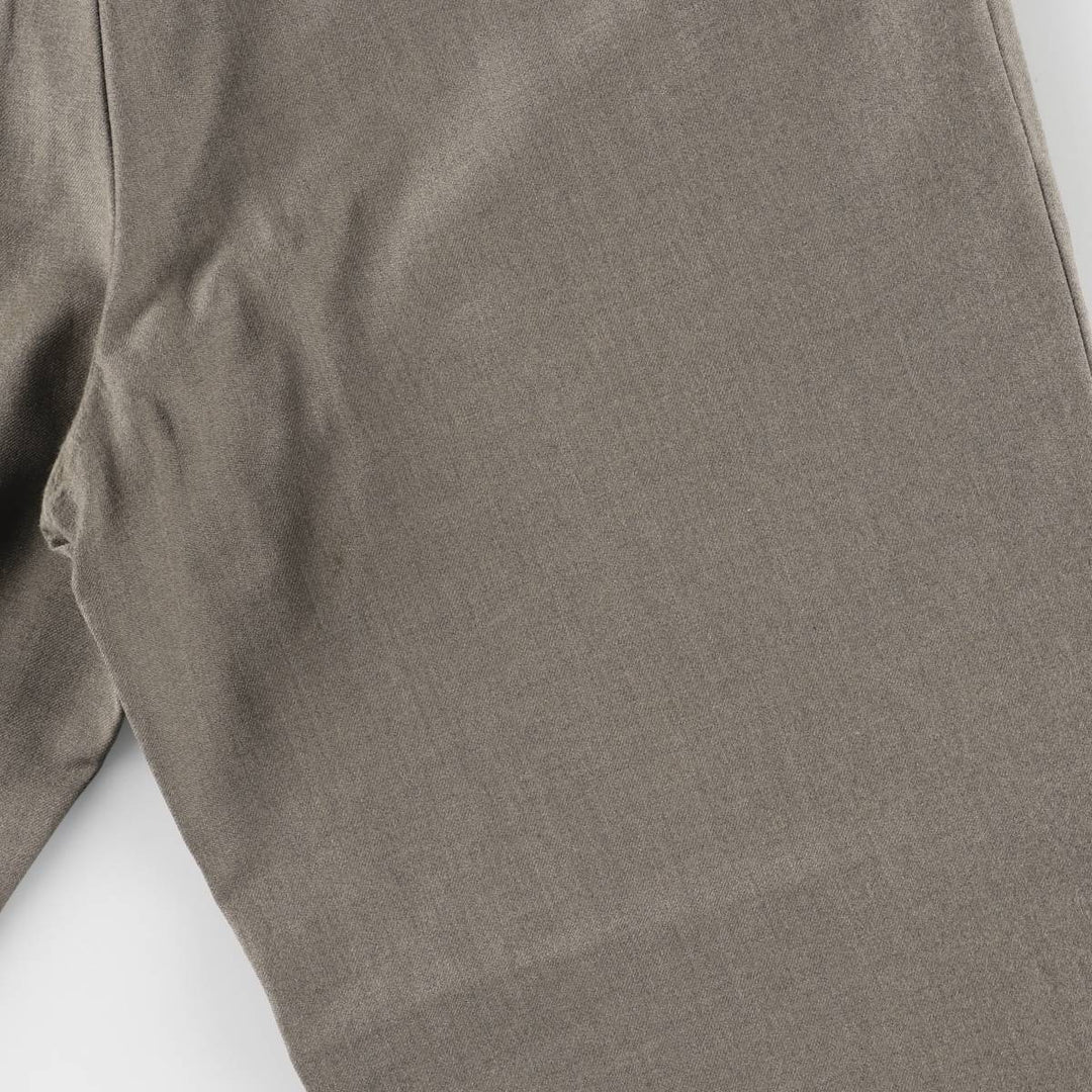 Pierre Cardin two-pleat wool pants, men's size W36, vintage wool gray type Vintage Second Hand