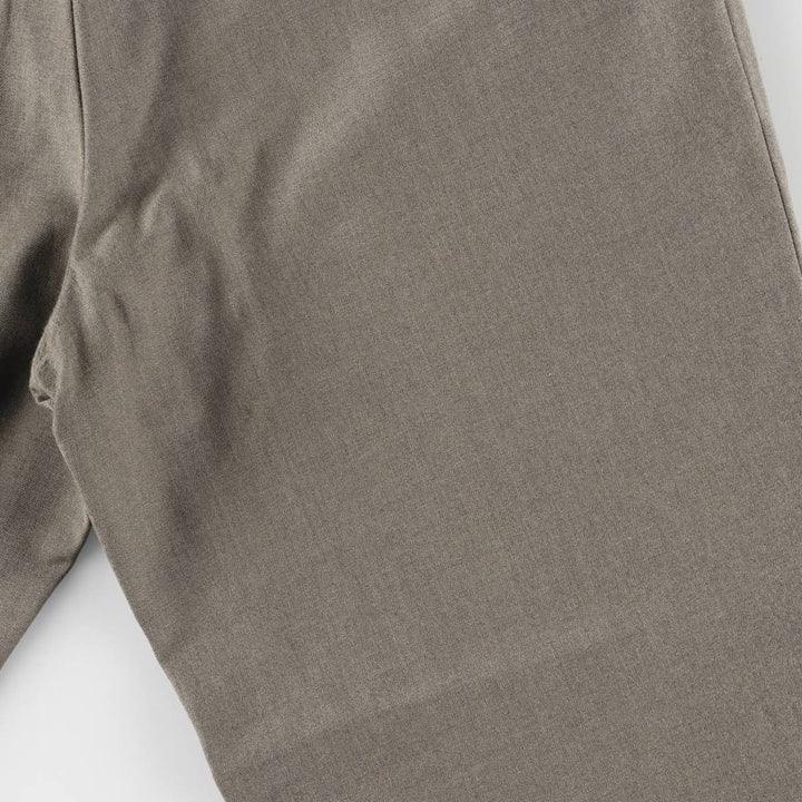 Pierre Cardin two-pleat wool pants, men's size W36, vintage wool gray type Vintage Second Hand