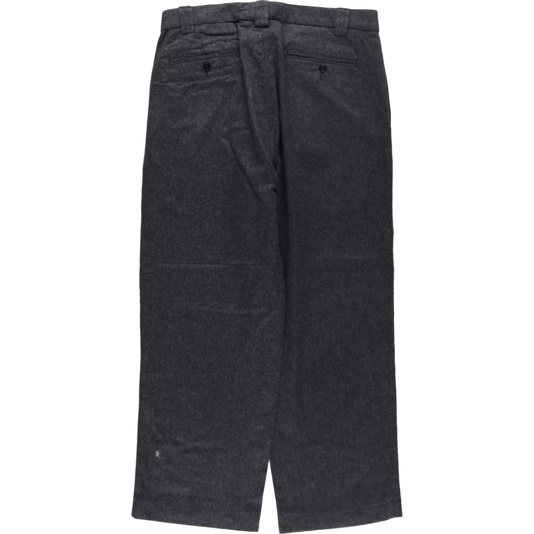 Ralph Lauren POLO by Ralph Lauren wool pants slacks men's w33 equivalent wool gray type Vintage Second Hand