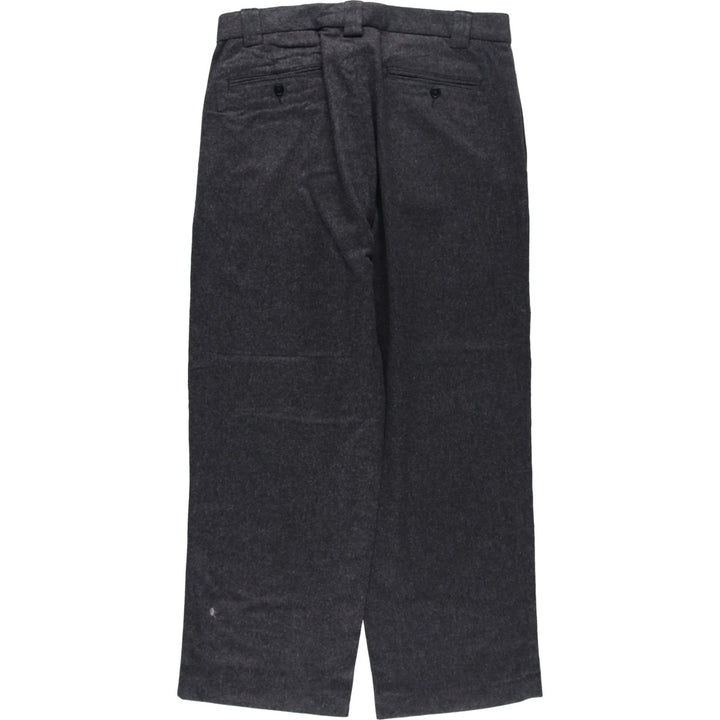 Ralph Lauren POLO by Ralph Lauren wool pants slacks men's w33 equivalent wool gray type Vintage Second Hand